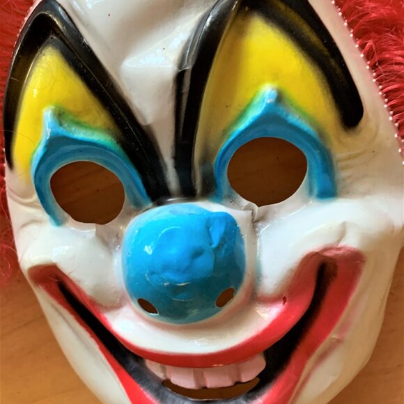 Vintage Ben Cooper Halloween Clown Mask - Picture 2 of 4